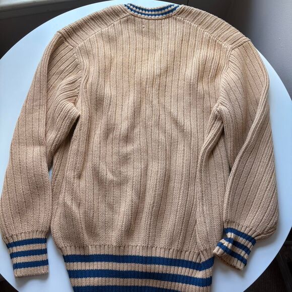 Nudie Jeans Co. beige Stoffe V-neck sweater - Picture 4 of 8